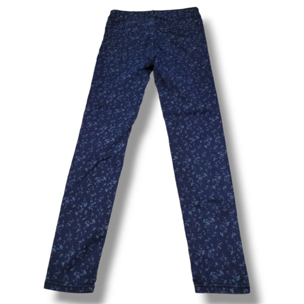 Zara Jeans Size 4 27x27.5 Womens Zara Slim Fit Jeans Stretch Skinny Jeans Floral - Picture 2 of 6